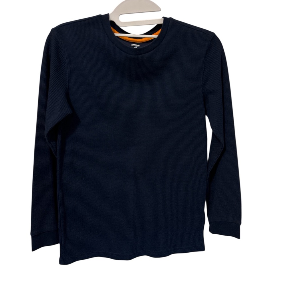 Old Navy- Navy Blue Waffle Knit Top